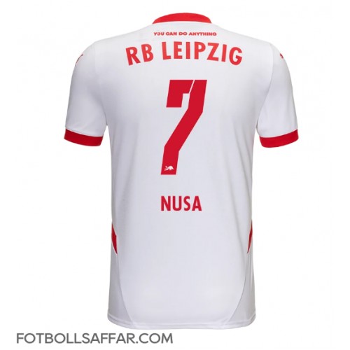 RB Leipzig Antonio Nusa #7 Hemmatröja 2024-25 Kortärmad